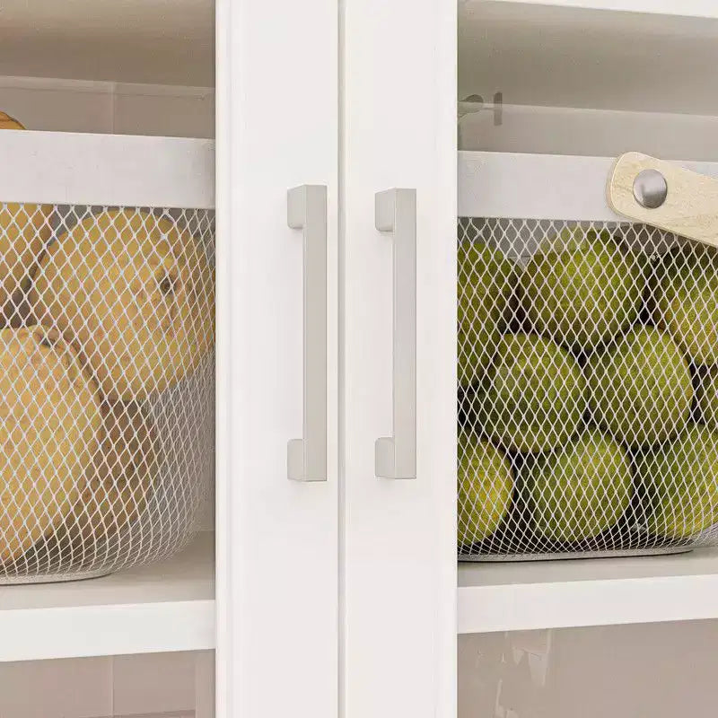 Armoire de cuisine et garde-manger multifonctionnels, grande armoire de rangement pour aliments avec portes en verre, rangement et présentation faciles pour la cuisine à domicile