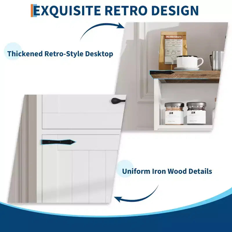 Meuble de salle de bain de style ferme avec portes et tiroirs, meuble de rangement autonome avec texture bois