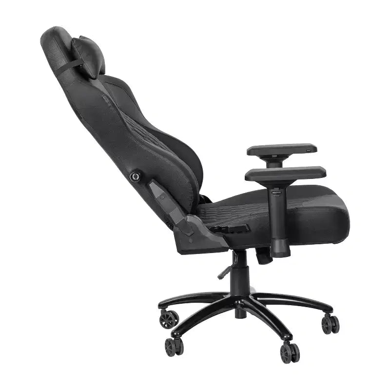Fauteuil de gaming ergonomique à dossier haut et réglable avec accoudoirs 4D, oreiller cervical et soutien lombaire réglable