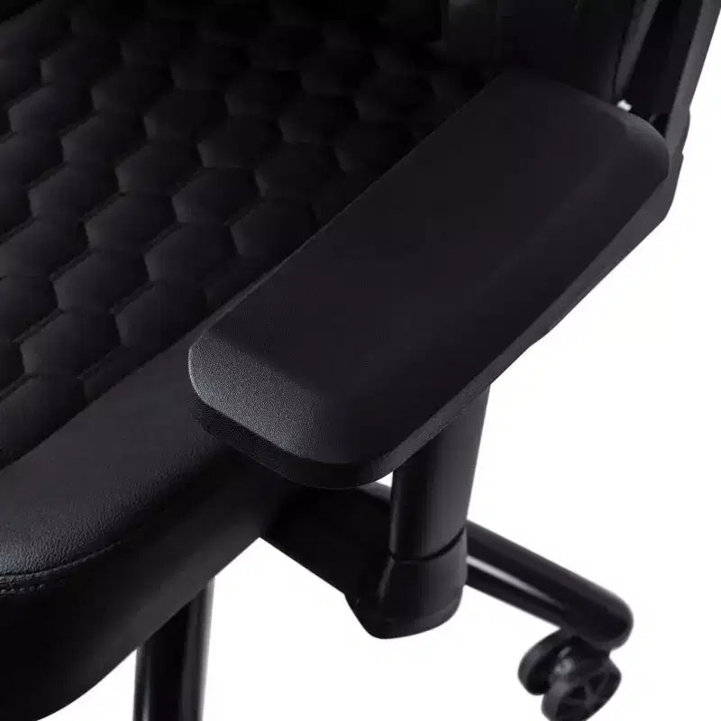 Fauteuil de gaming ergonomique à dossier haut et réglable avec accoudoirs 4D, oreiller cervical et soutien lombaire réglable
