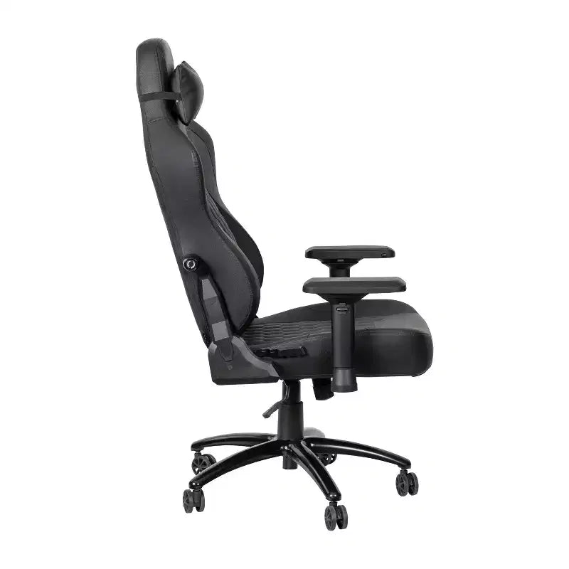 Fauteuil de gaming ergonomique à dossier haut et réglable avec accoudoirs 4D, oreiller cervical et soutien lombaire réglable